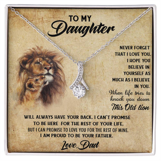 TO My Daughter Alluring Beauty Necklace